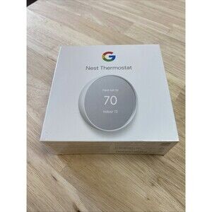 Google Nest Thermostat, BRAND NEW, Sealed GA01334-US Snow